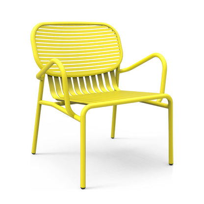Week-End - Garden Powder Coated Aluminium Easy Chair With Armrests by Petite Friture #Yellow