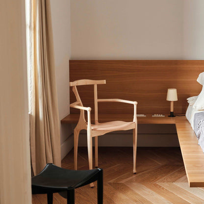 Stackable Ash Chair With Armrests Gaulino by Bd Barcelona Design #Natural