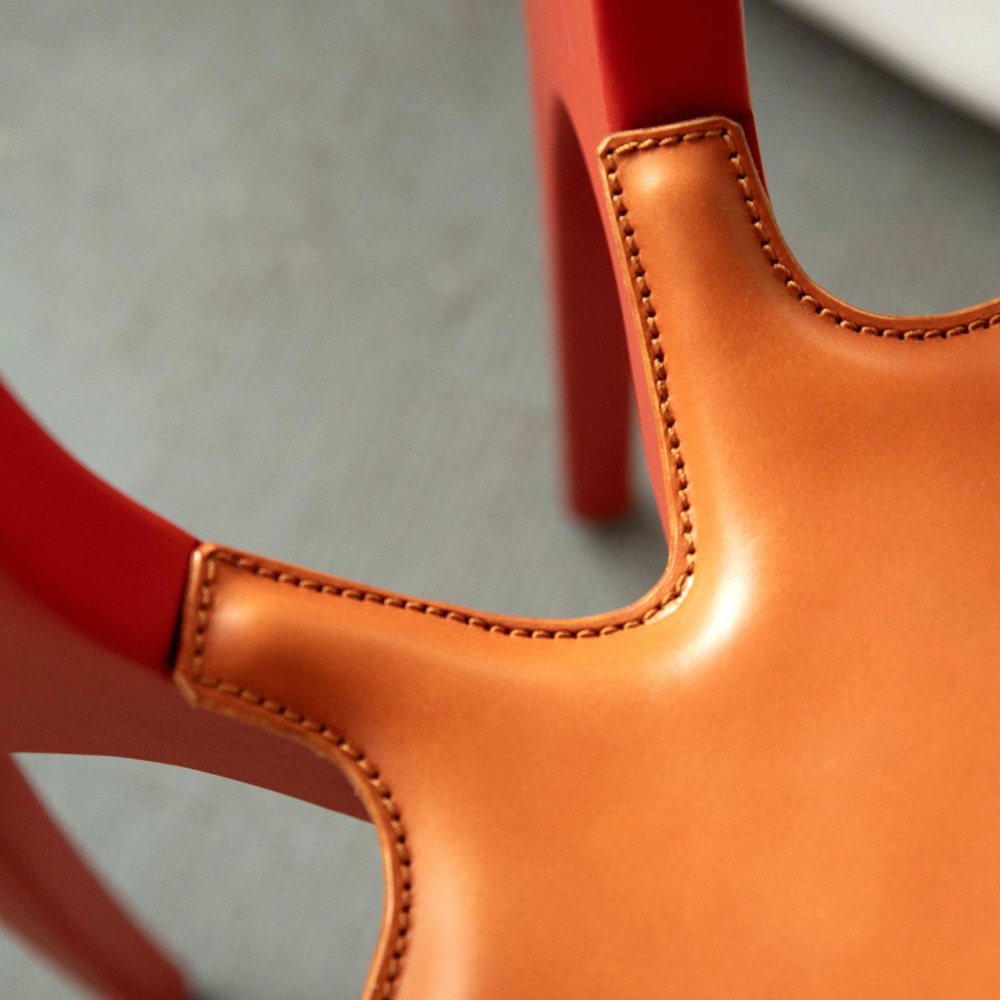 Stackable Ash Chair Gaulinetta by Bd Barcelona Design #Coral Red