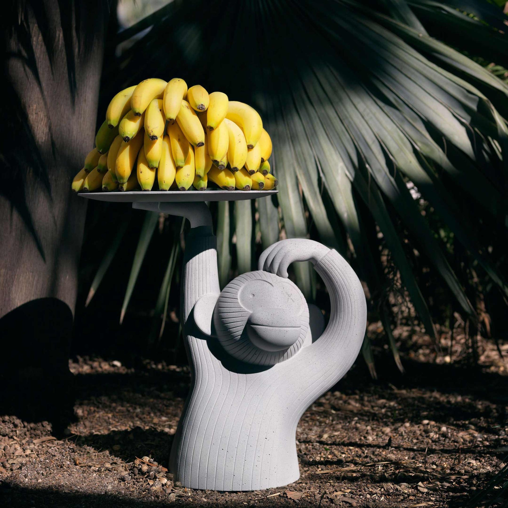 Round Concrete Side Table Monkey by Bd Barcelona Design #Grey