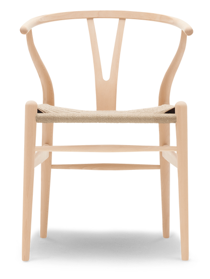 CH24 Wishbone Chair - Beech, Soap, Natural Paper Cord