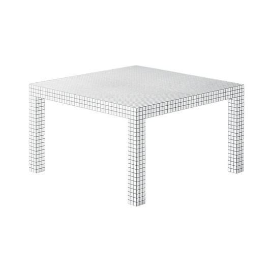 Quaderna Table 2600 - Square honeycomb table